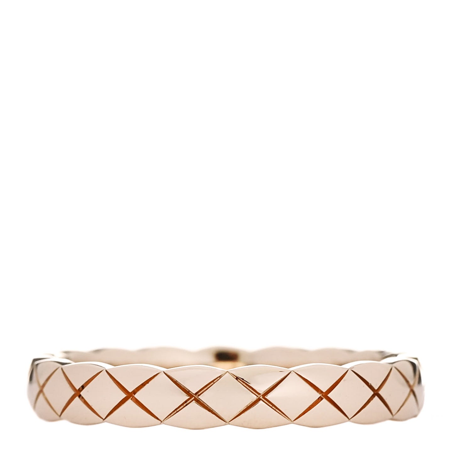 18K Beige Gold Mini Coco Crush Ring 55 7.25