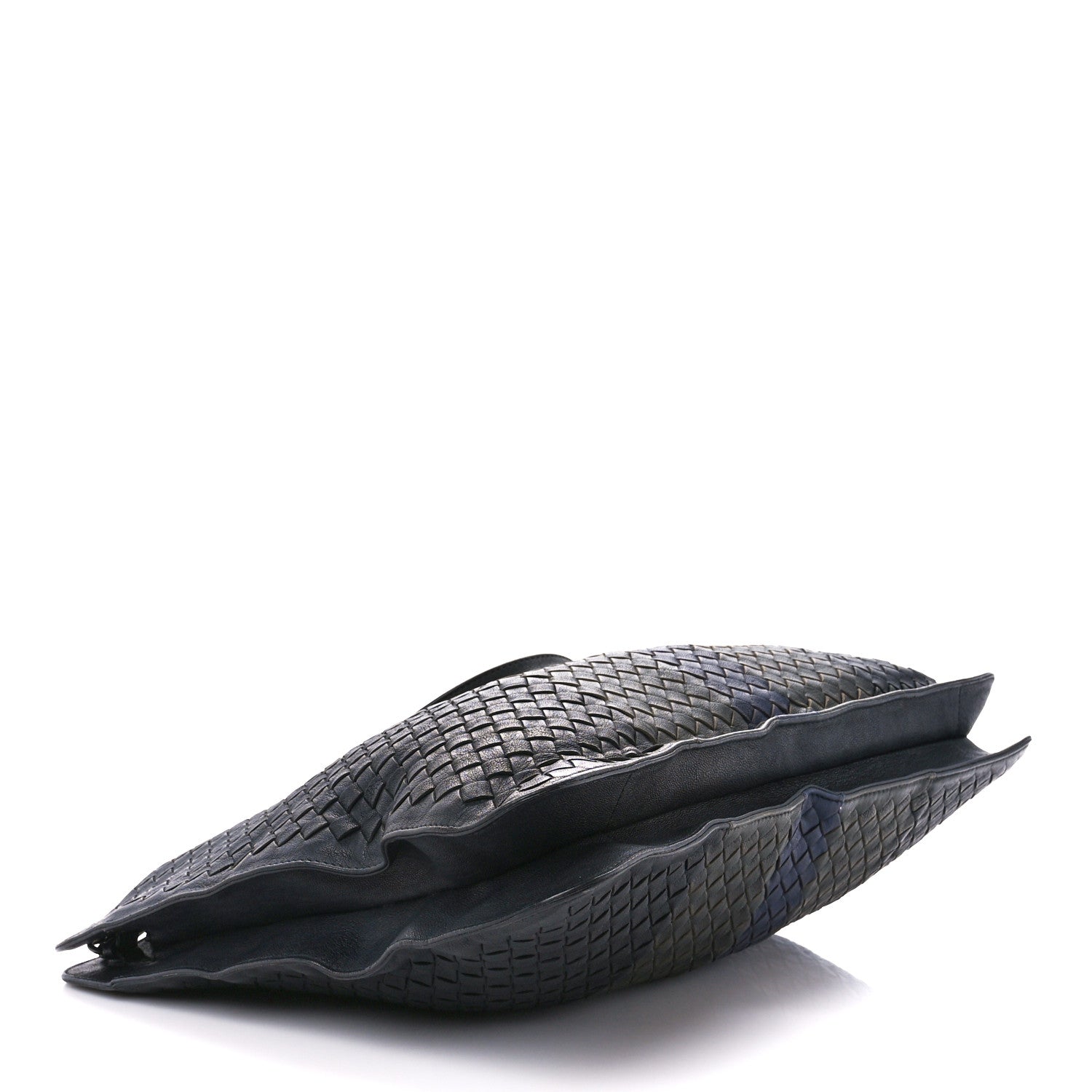Bottega Veneta Intrecciato Briefcase Blue Gray 4 of 13