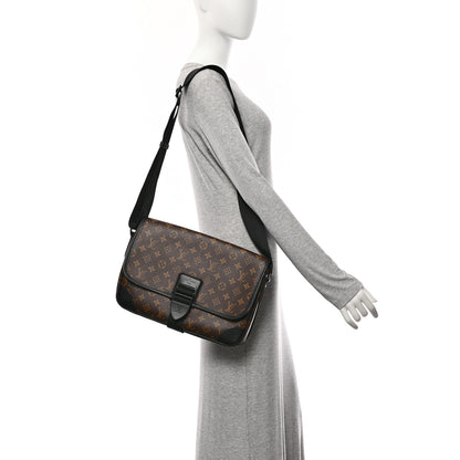 Louis Vuitton Monogram Macassar Archy Messenger MM 2 of 9