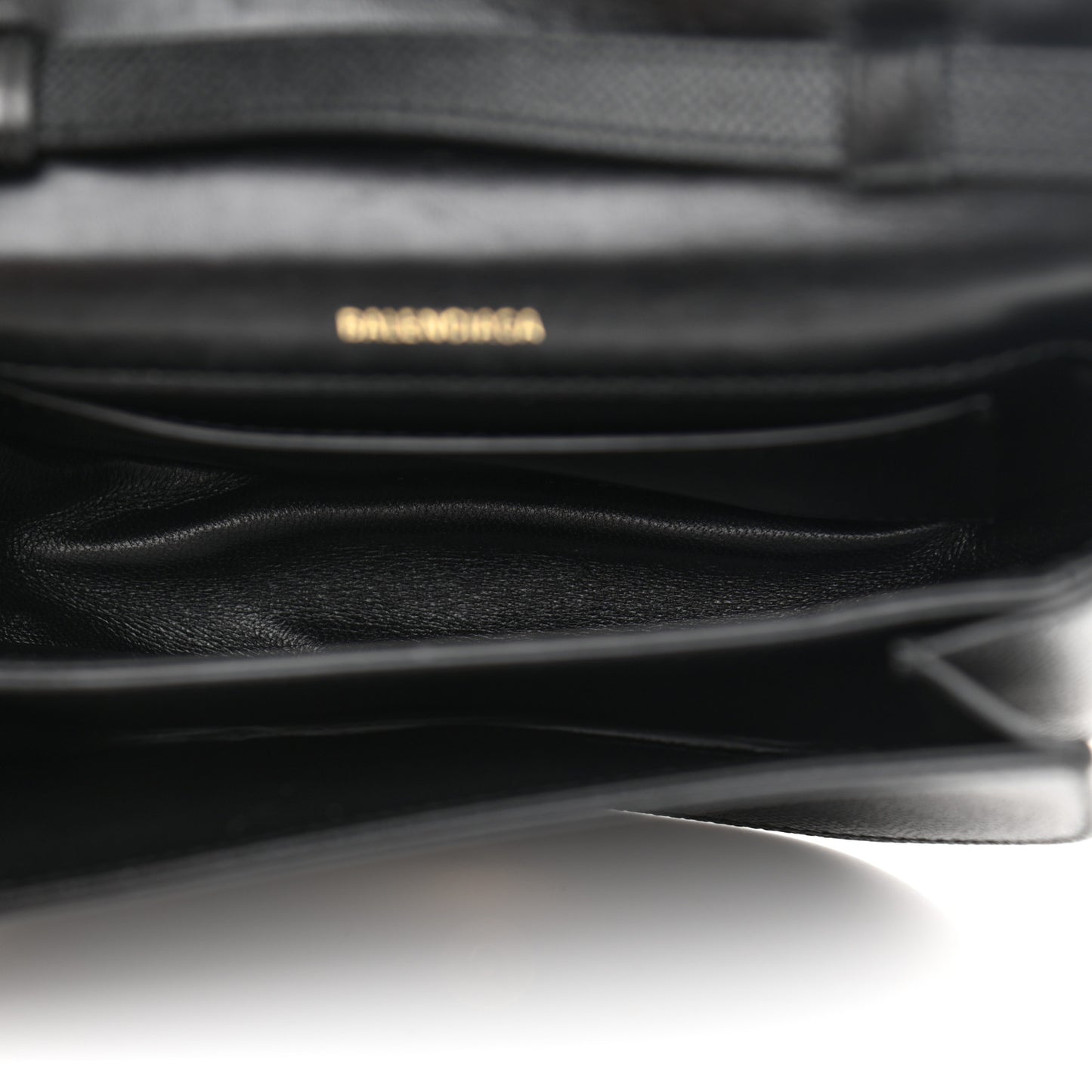 Grained Calfskin Logo Print Ville Day Bag XS Black