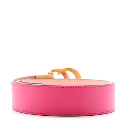 Gucci Plutone Calfskin 37mm GG Marmont Reversible Belt 90 36 Fuschia Pink 3 of 10