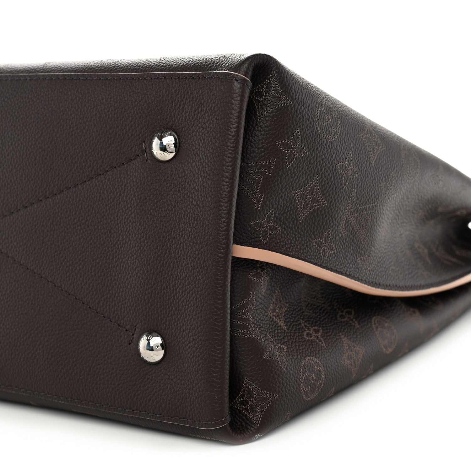 Louis Vuitton Mahina Carmel Hobo Chocolate 10 of 10
