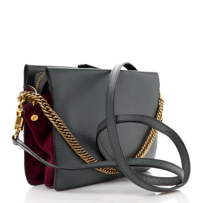 Givenchy Sugar Goatskin Cross 3 Crossbody Bag Dark Grey 3 of 12