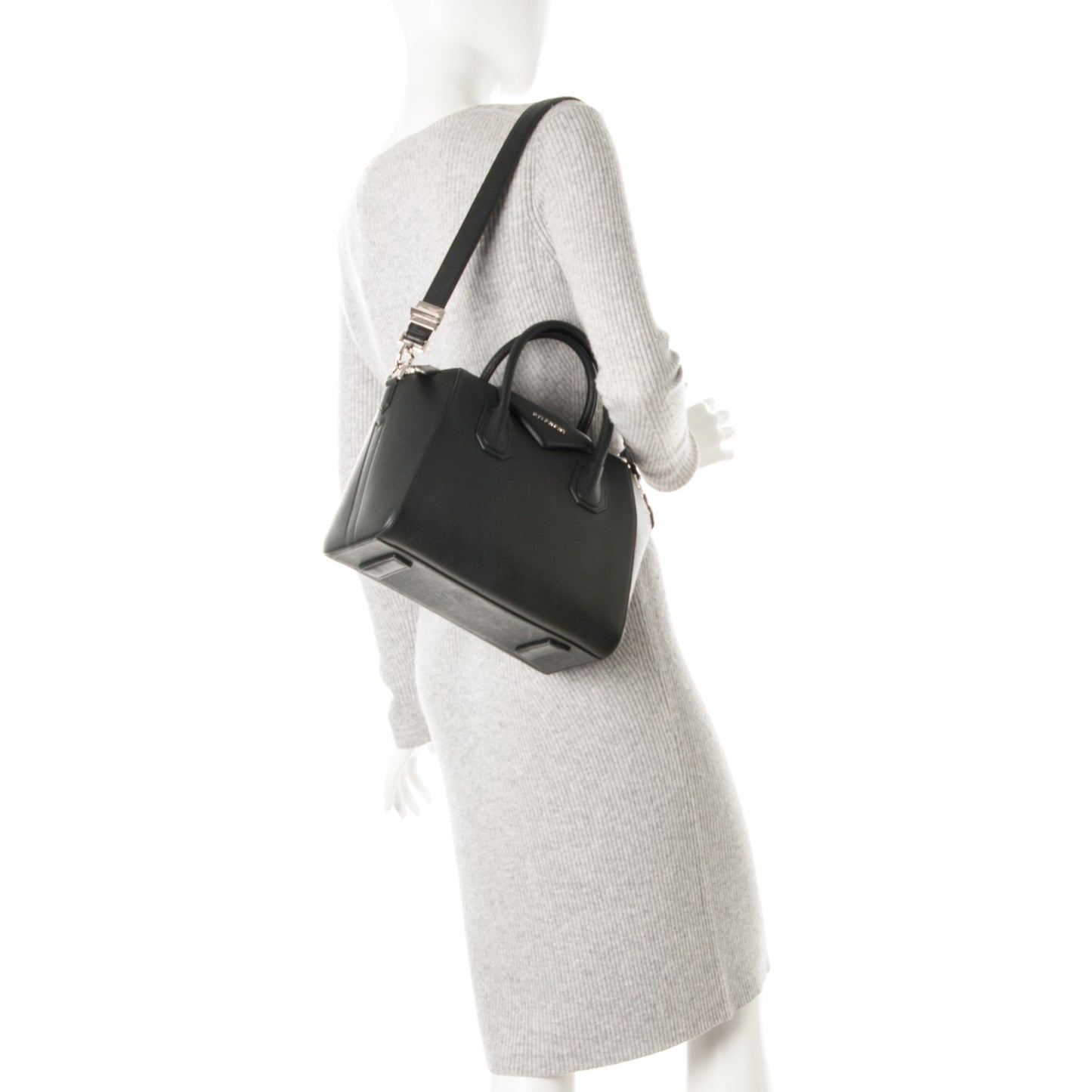 Sugar Goatskin Small Antigona Black