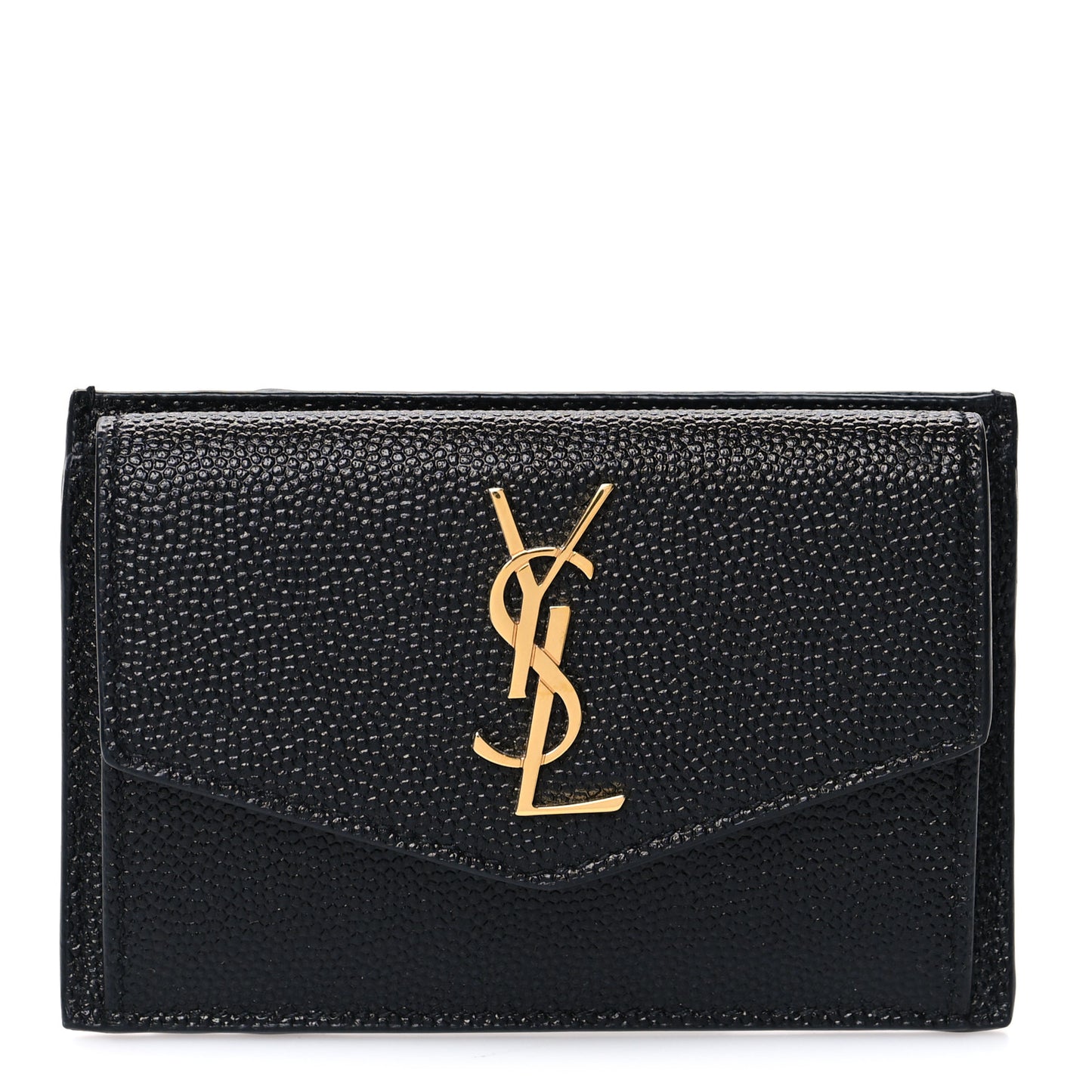Grain De Poudre Uptown Monogram Card Case Black