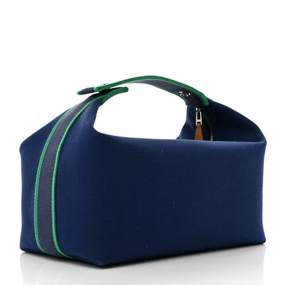 Hermes Canvas Large Bride-A-Brac Pouch Marine 3 of 6