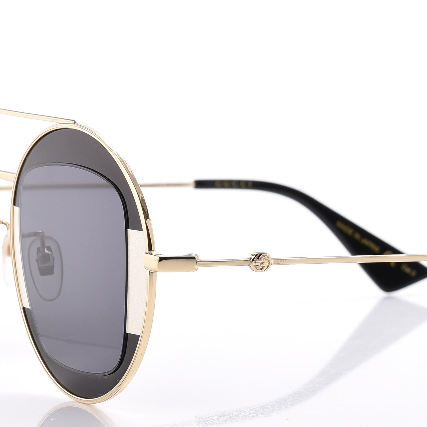 Round Frame Sylvie Web Sunglasses GG0105S Black