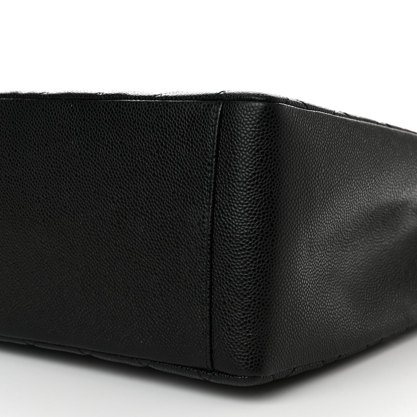 Caviar Quilted Grand Shopping Tote GST Black