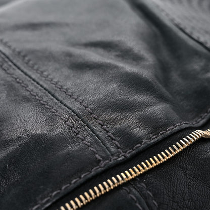 Alexander McQueen Calfskin Zip Hobo Black 15 of 25