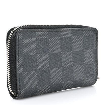 Louis Vuitton Damier Graphite Zippy Coin Purse Vertical 3 of 10