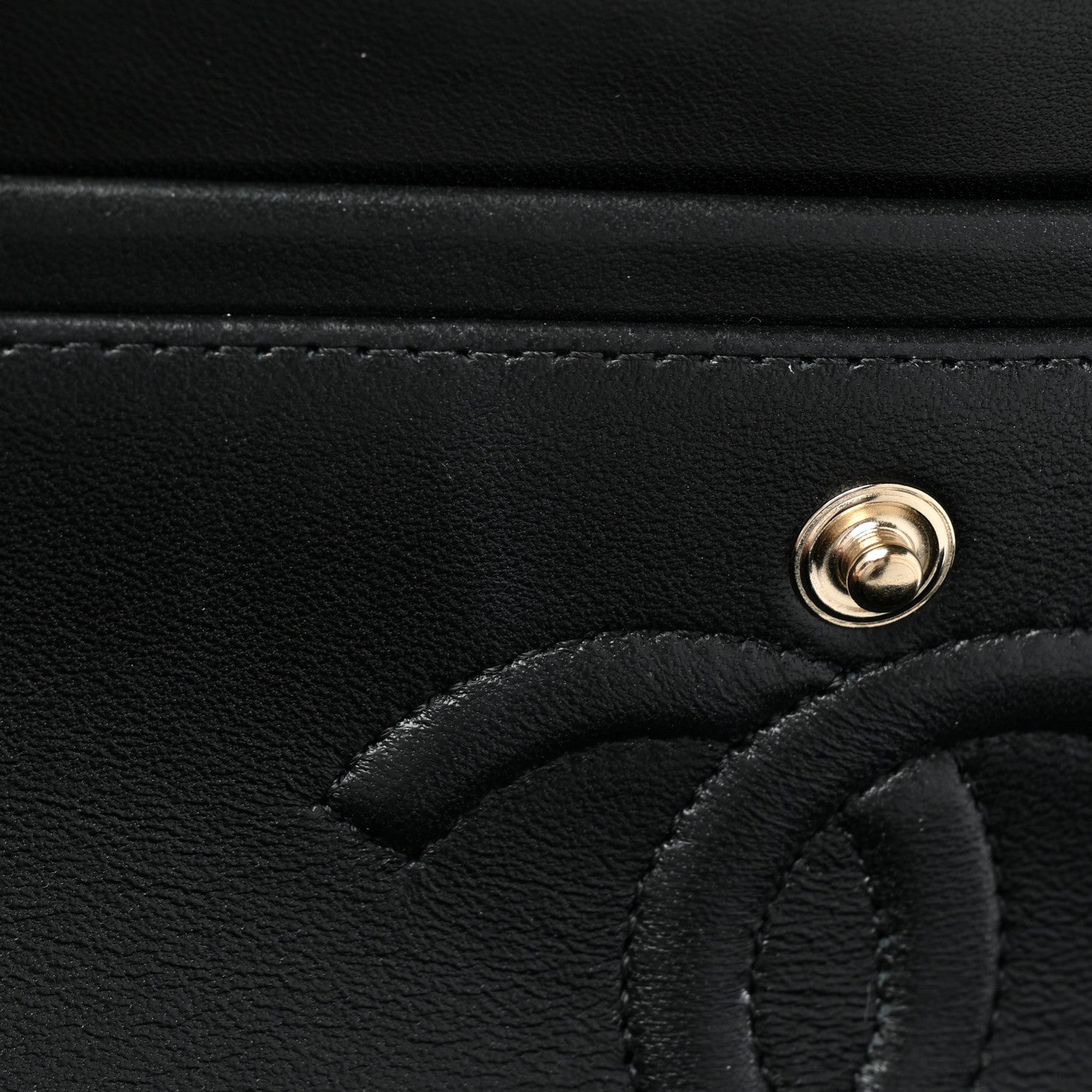Chanel Lambskin Quilted Small Double Flap Black 9 of 10