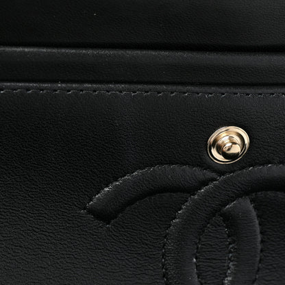 Chanel Lambskin Quilted Small Double Flap Black 9 of 10