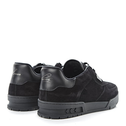Louis Vuitton Suede Uniform Sneakers 10 Black 4 of 8