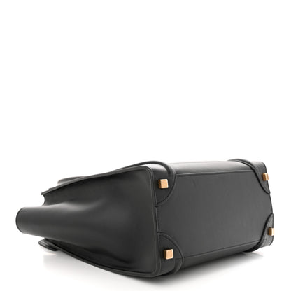 Celine Smooth Calfskin Micro Luggage Black 4 of 12