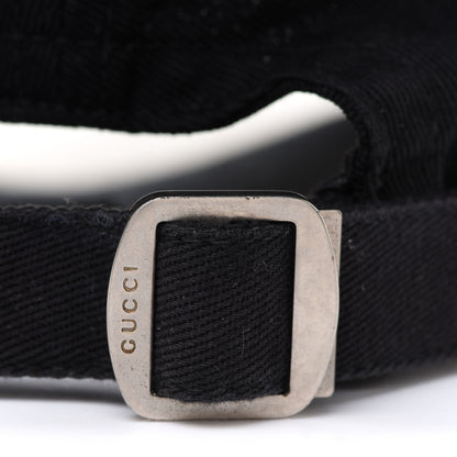 Gucci X MLB Cotton NY Yankees Baseball Hat 57-61 Black 10 of 10