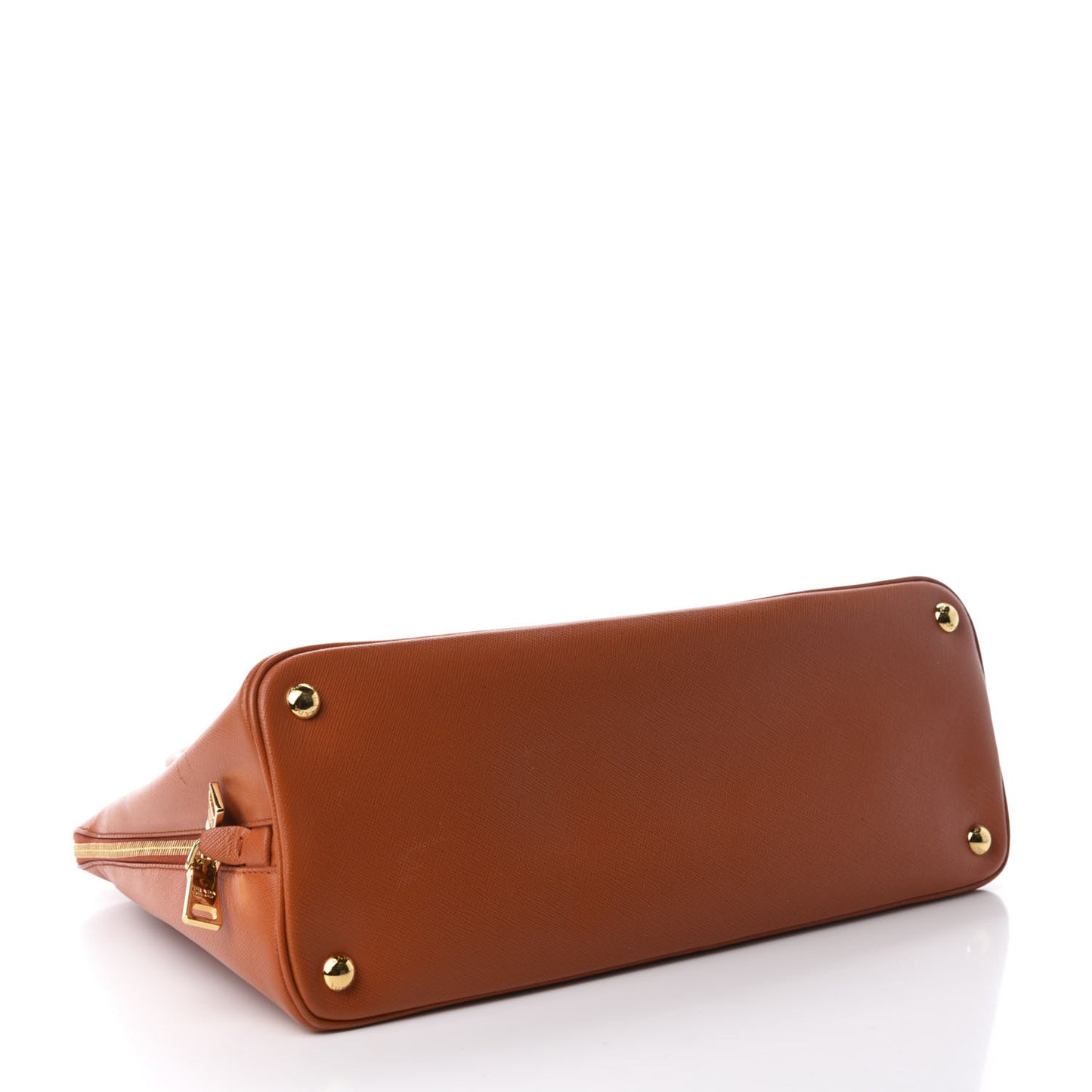 Saffiano Lux Large Promenade Tote Papaya