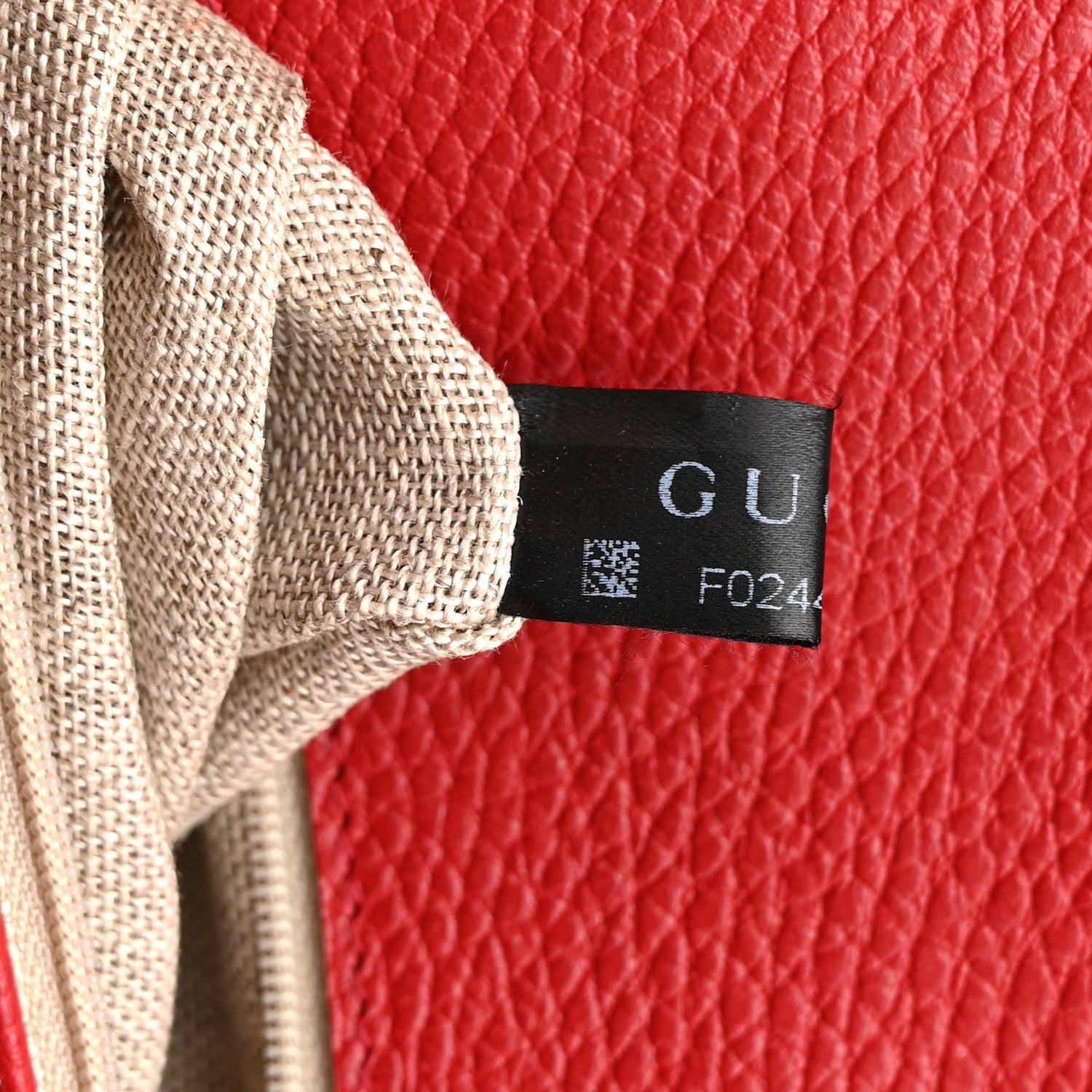 Gucci Dollar Calfskin Interlocking G Shoulder Bag Red 8 of 11