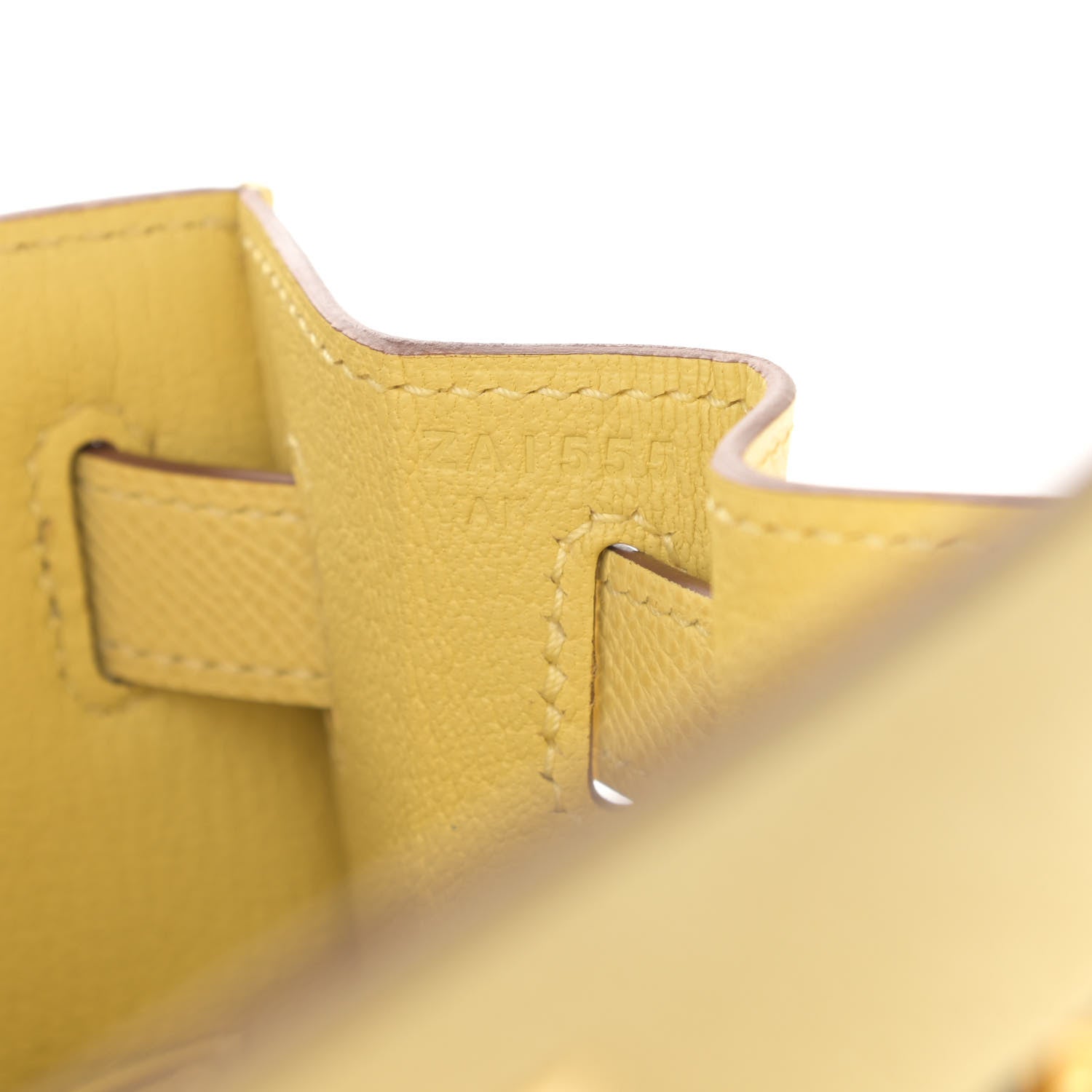 Hermes Epsom Kelly Sellier 28 Jaune Poussin 7 of 11