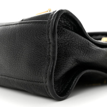 Balenciaga Chevre Gold Metallic Edge Hardware Mini City Black 10 of 10