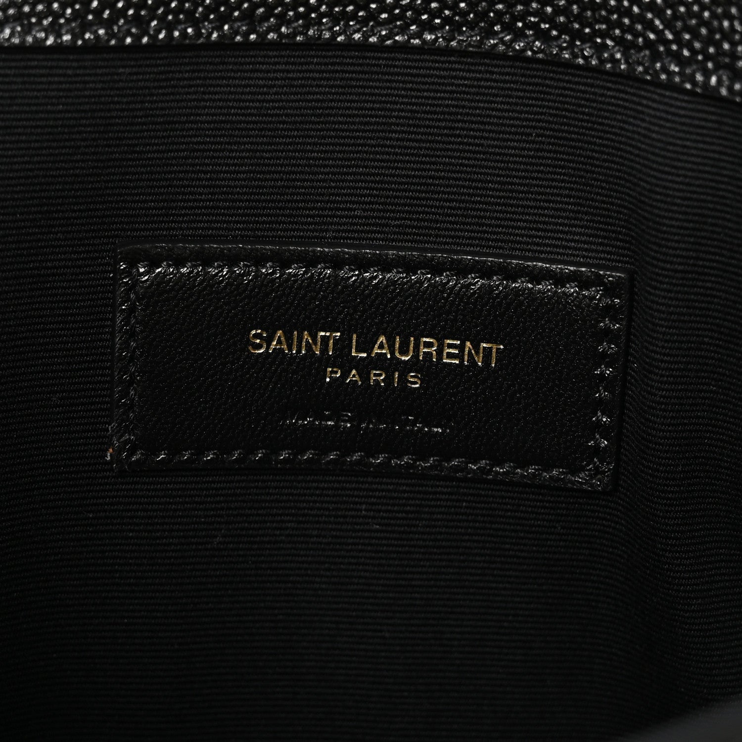 Saint Laurent Grain De Poudre Uptown Pouch Black 6 of 8