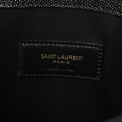 Saint Laurent Grain De Poudre Uptown Pouch Black 6 of 8