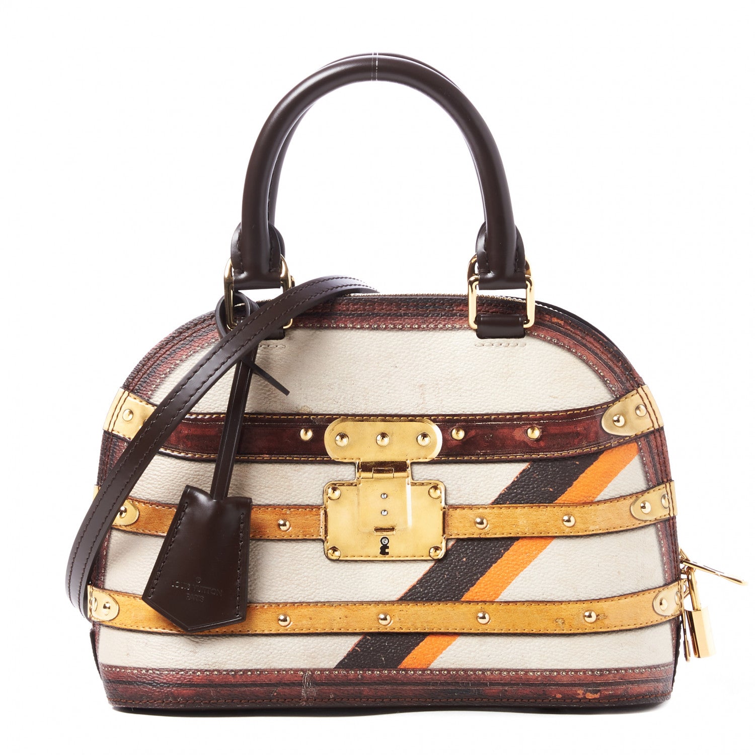 Louis Vuitton Transformed Canvas Time Trunk Alma BB Beige 1 of 8