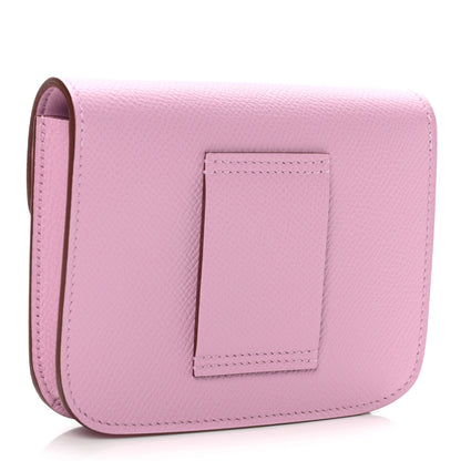 Hermes Epsom Constance Slim Wallet Mauve Sylvestre 3 of 10