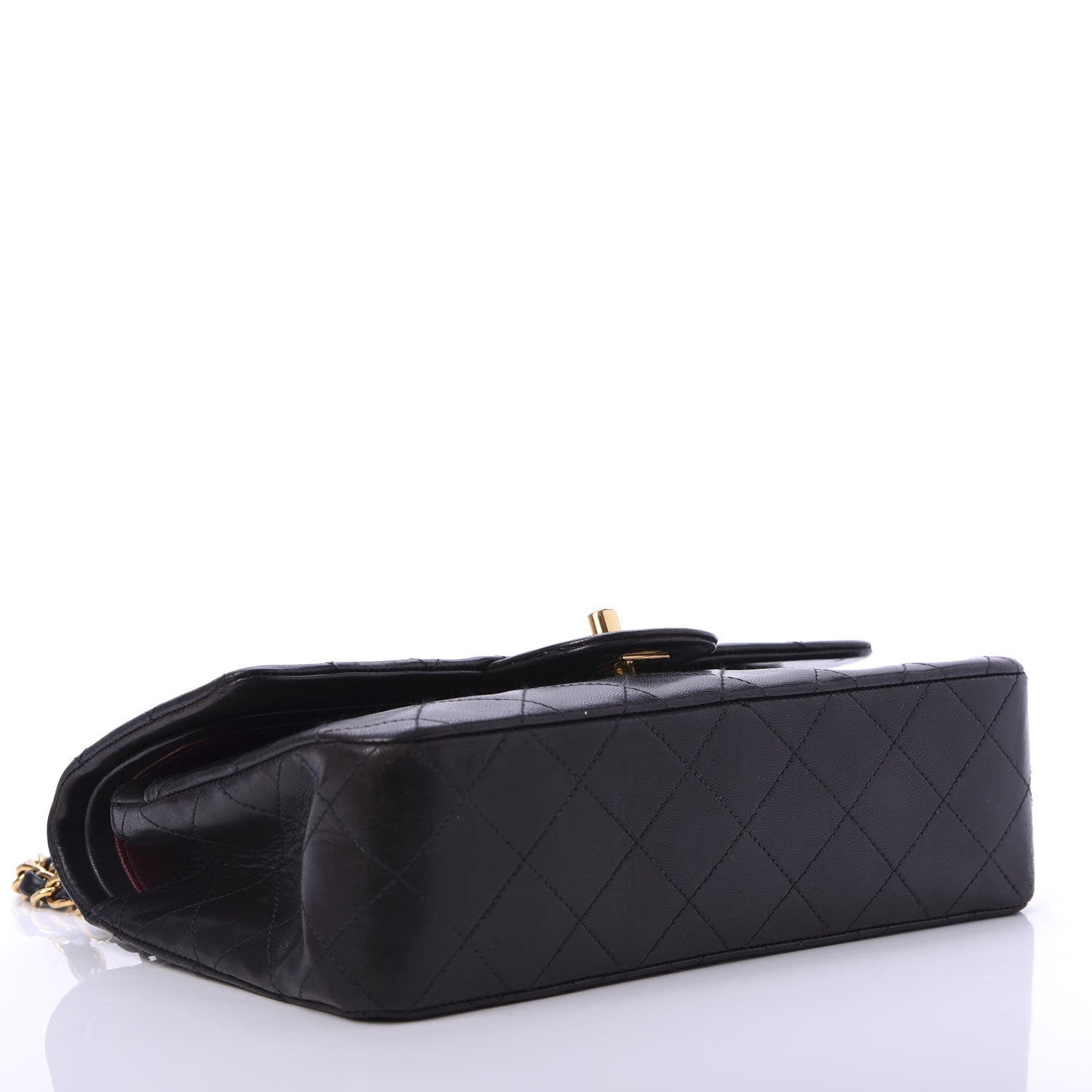 Chanel Lambskin Quilted Small Double Flap Black 5 of 12