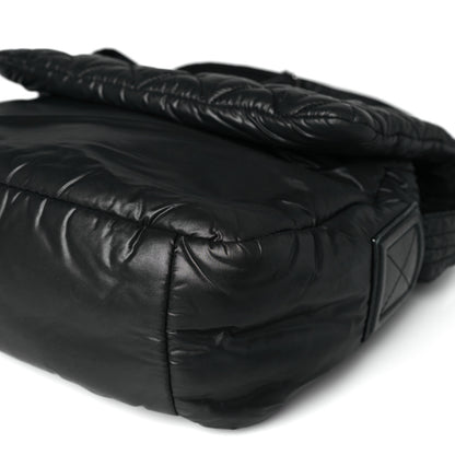 Chanel Nylon Small Coco Cocoon Messenger Bag Black 9 of 9