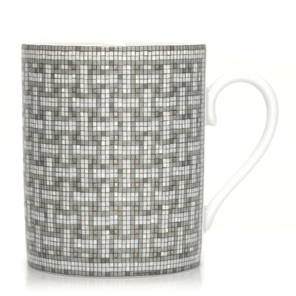 Hermes Porcelain Mosaique au 24 Mug Platinum 1 of 7
