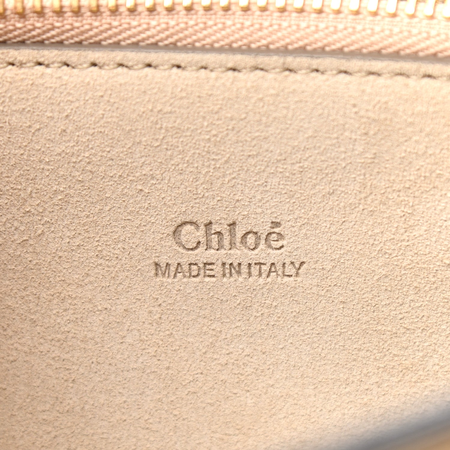 Chloe Calfskin Suede Medium Faye Shoulder Bag Cloudy Blue 6 of 9