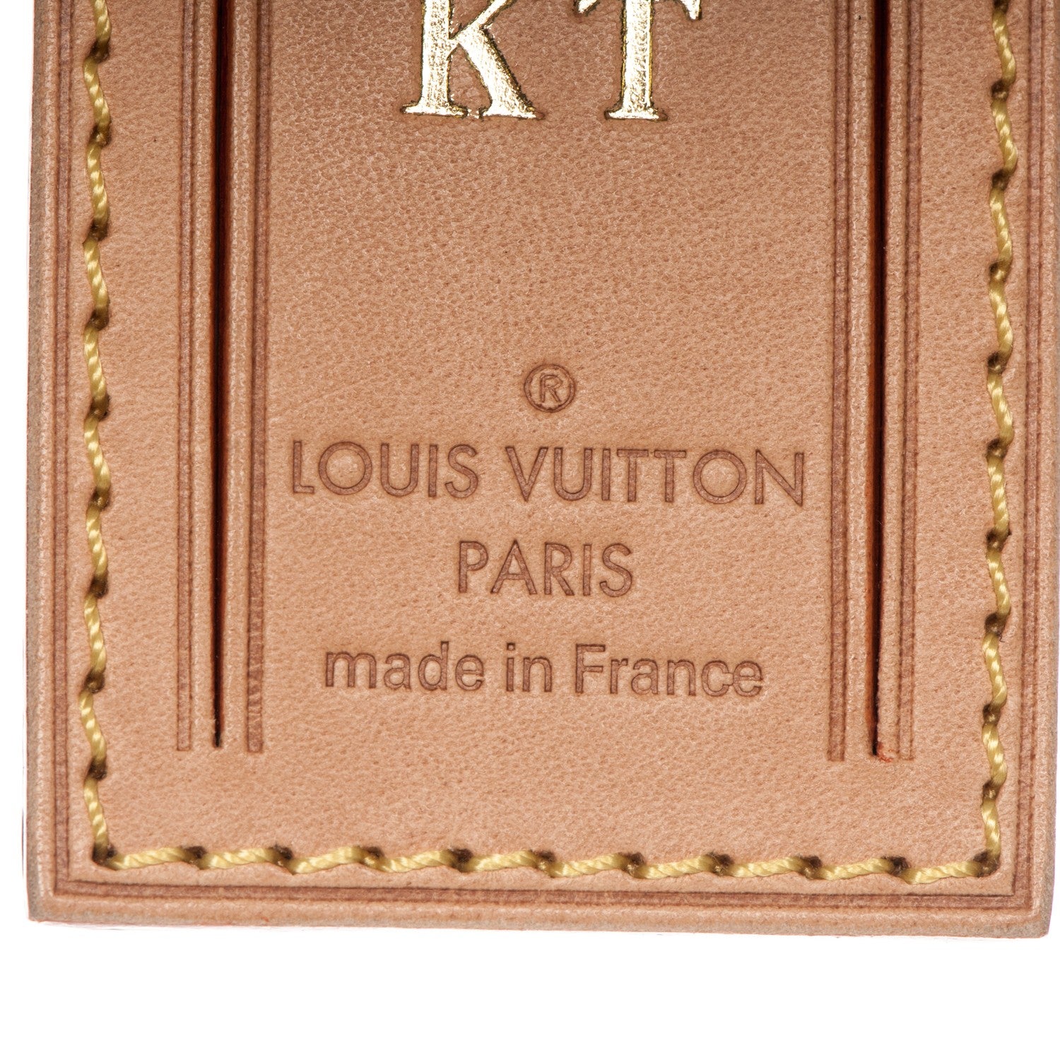 Louis Vuitton Vachetta Luggage Tag 4 of 5