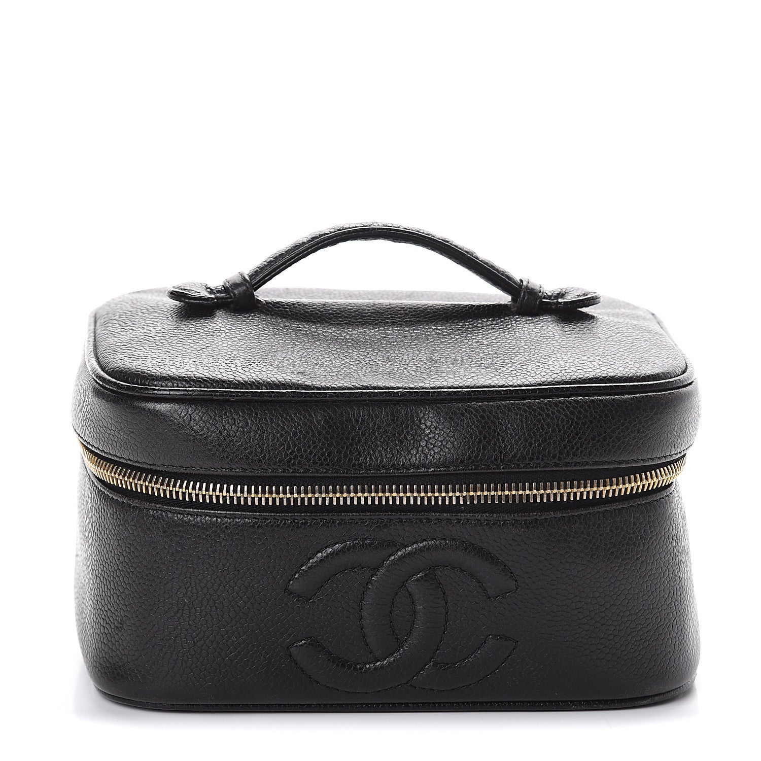 Chanel Caviar Vanity Cosmetic Case Black 1 of 6