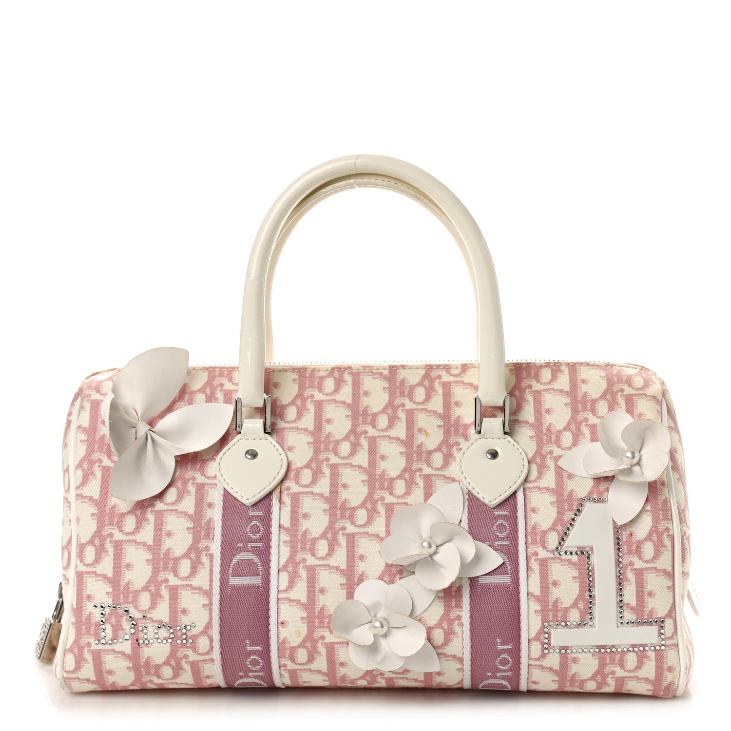 Christian Dior Monogram Girly Boston Pink 1 of 8