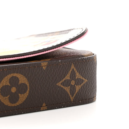 Louis Vuitton Monogram 2022 Christmas Animation Paris Pochette Felicie Chain Wallet Pink 11 of 12