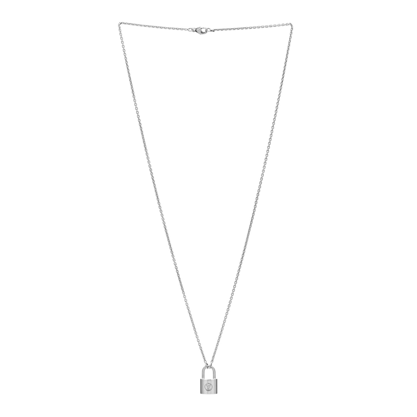 Sterling Silver Lockit Necklace