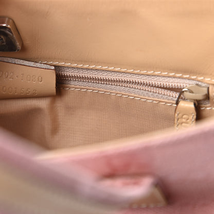 Gucci Monogram Double Pocket Tote Pink 9 of 12