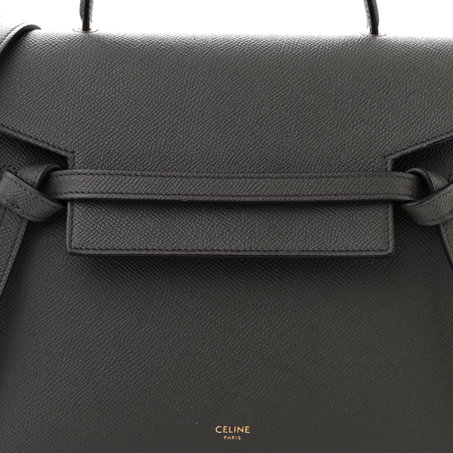 Celine Grained Calfskin Micro Belt Bag Grey 8 of 12