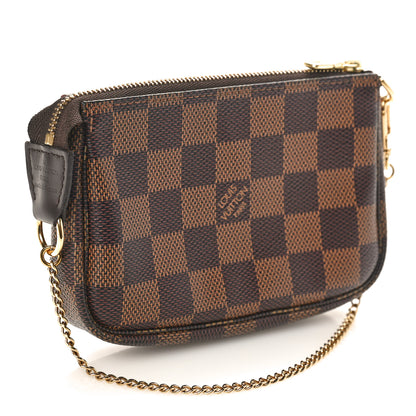 Louis Vuitton Damier Ebene Mini Pochette Accessories 3 of 9