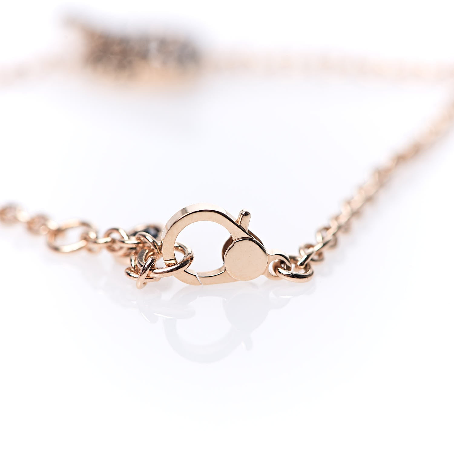 Hermes 18K Rose Gold Black Spinel Finesse Bracelet SH 5 of 6