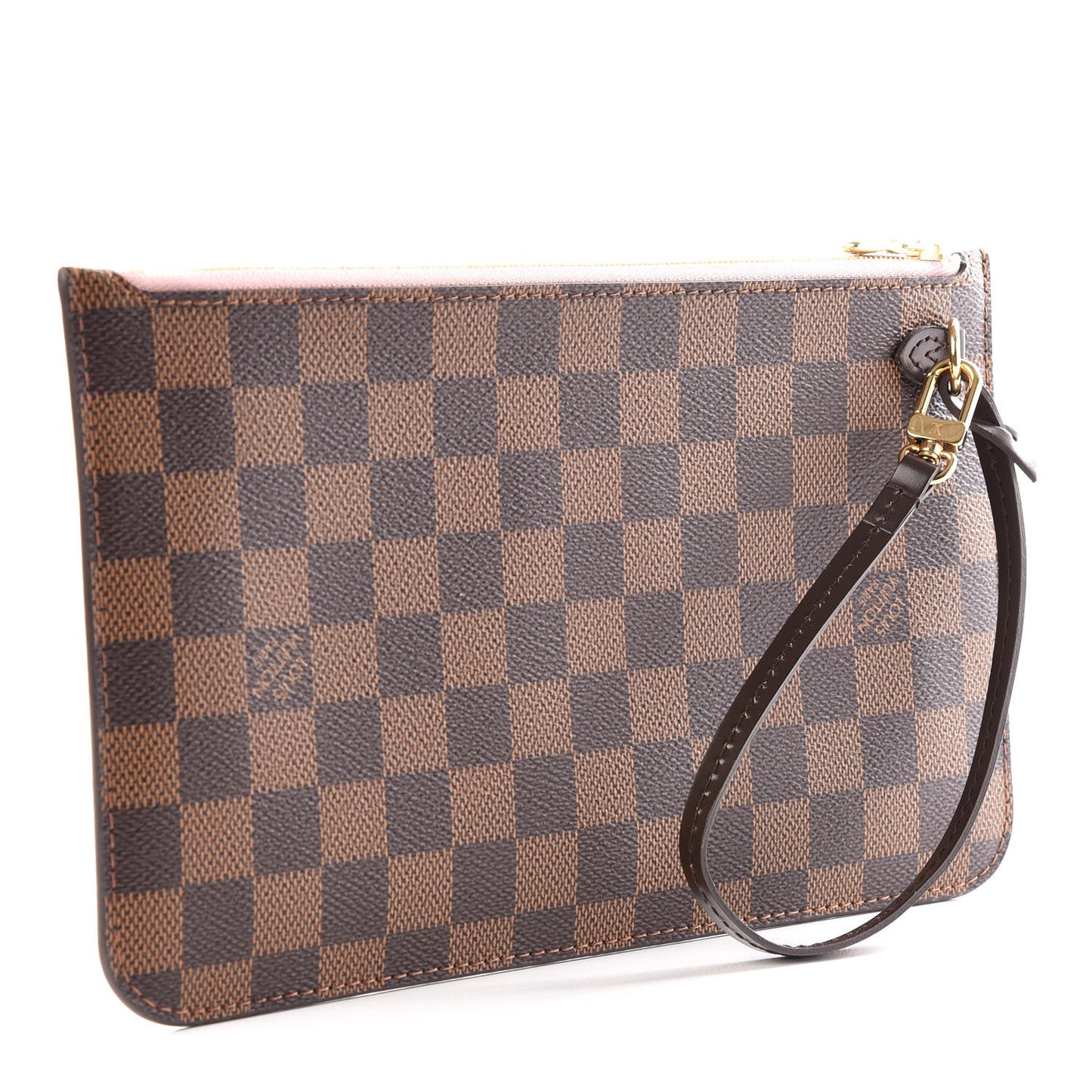 Damier Ebene Neverfull MM GM Pochette Rose Ballerine