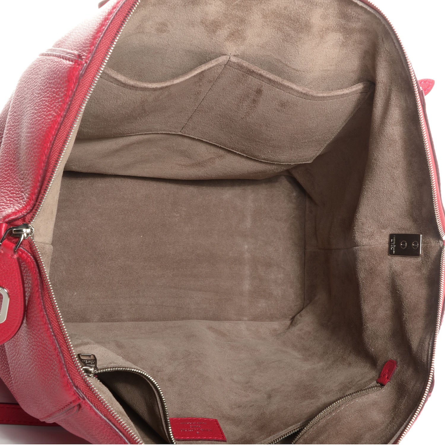 Louis Vuitton Veau Cachemire Soft Lockit MM Framboise 5 of 8