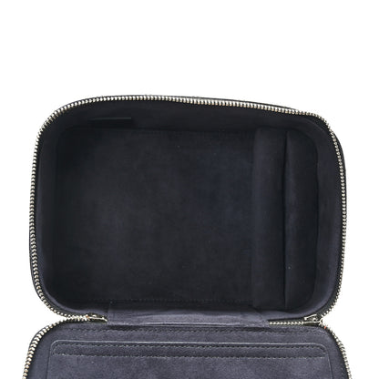 Chanel Lambskin Quilted Top Handle Jewelry Case Black 5 of 13