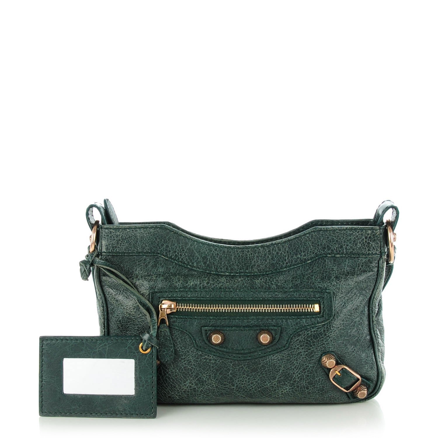 Balenciaga Agneau Giant 12 Rose Gold Hardware Hip Poker Fonce 1 of 6