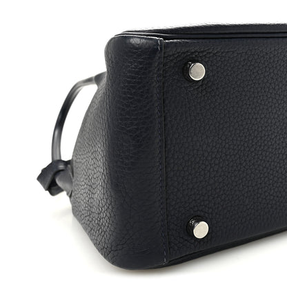 Hermes Taurillon Clemence Lindy 26 Bleu Nuit 8 of 9