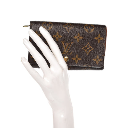 Louis Vuitton Monogram Porte-Monnaie Billets Tresor Wallet 2 of 7