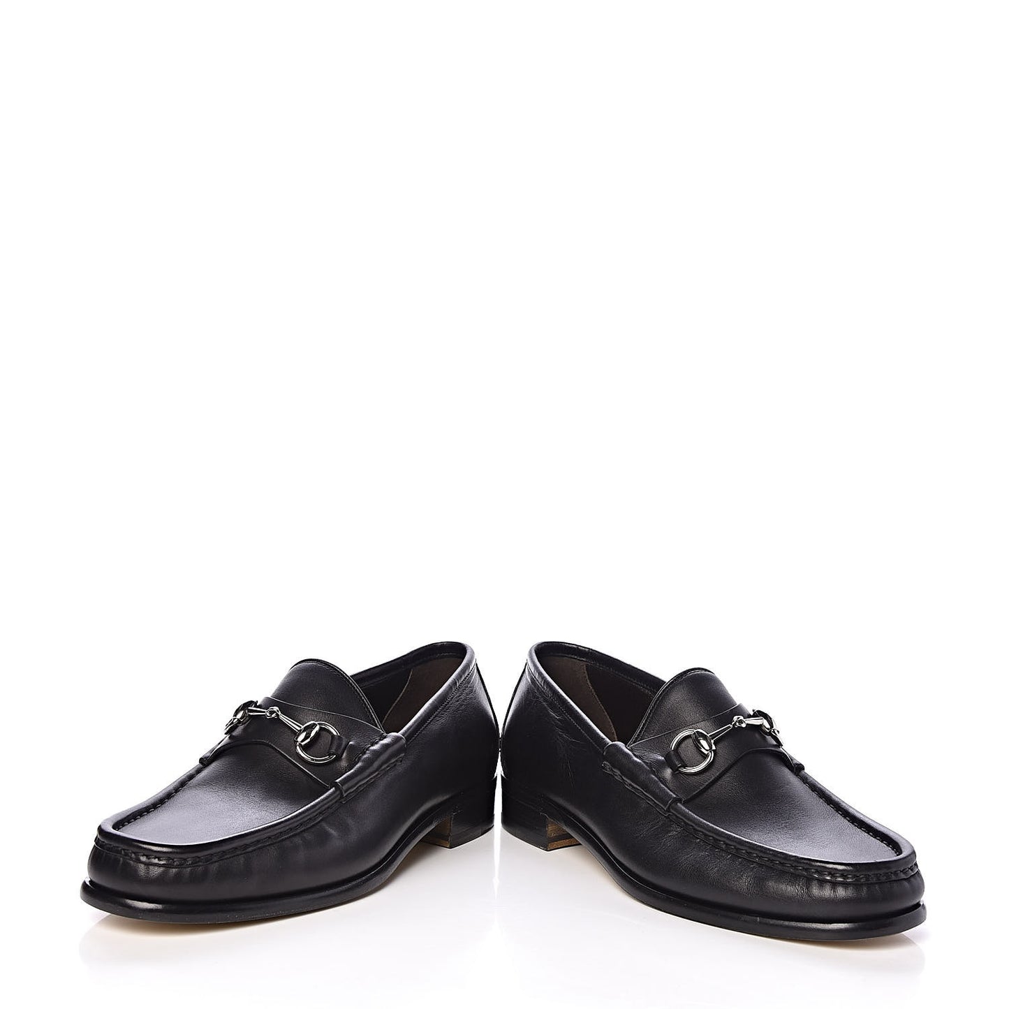 Calfskin Mens 1953 Horsebit Loafers 7.5 Black