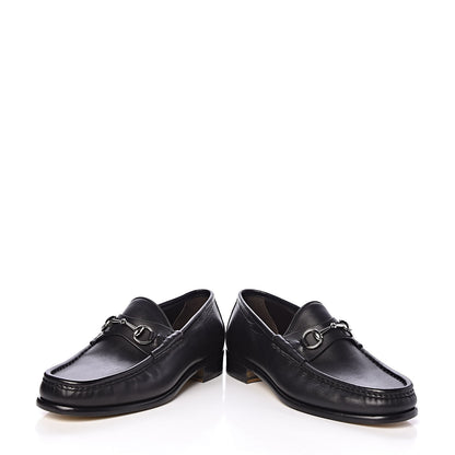 Gucci Calfskin Mens 1953 Horsebit Loafers 7.5 Black 6 of 12