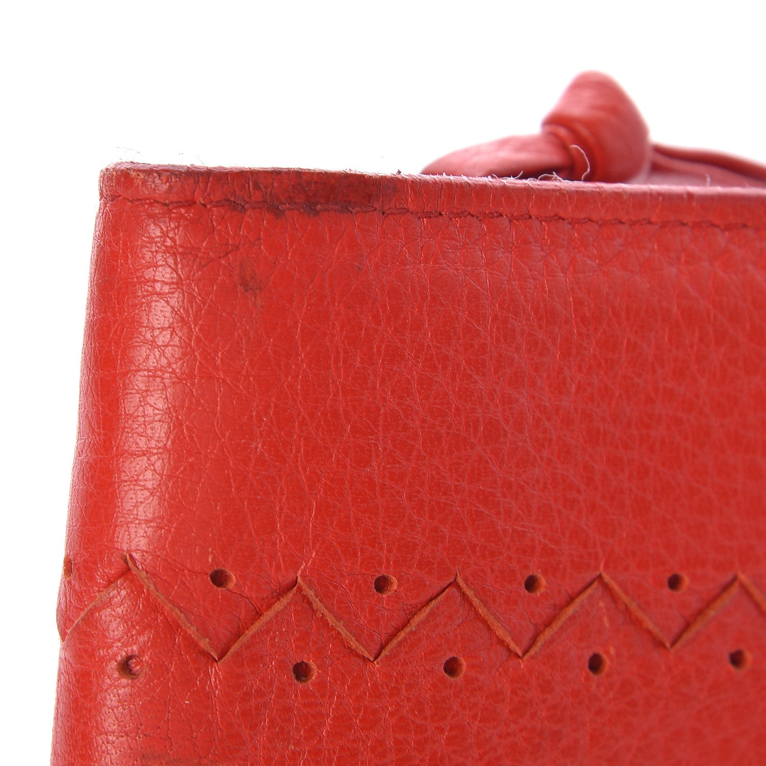Bottega Veneta Grained Calfskin Continental Snap Wallet Rosso 11 of 13