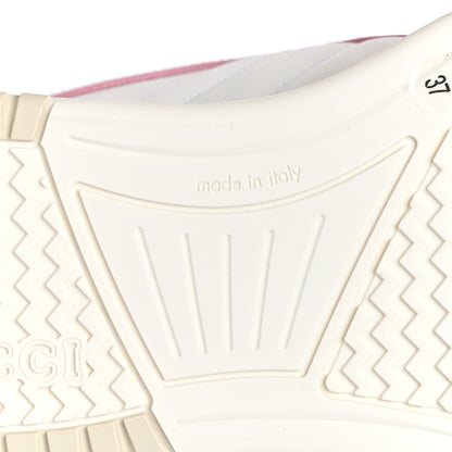 Gucci Calfskin Womens Re-Web Sneakers 37 White Pink 6 of 9